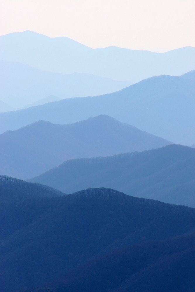 View of Smoky Mountain Range from Clingmans Dome